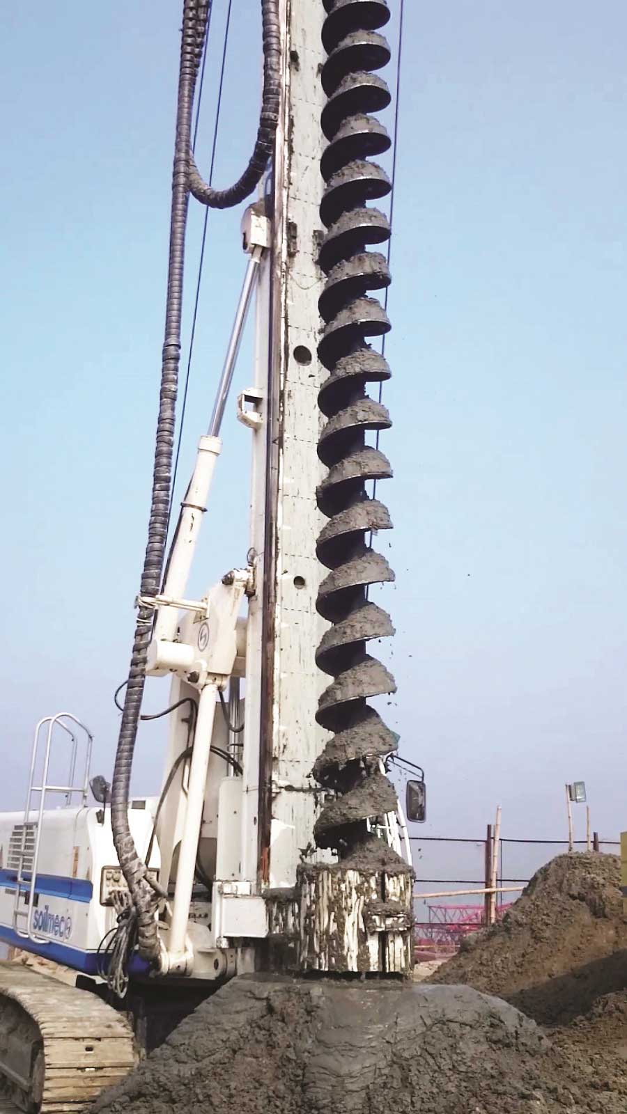 CFA Boring, Ashugonj Power Plant, Soilmec SR30.