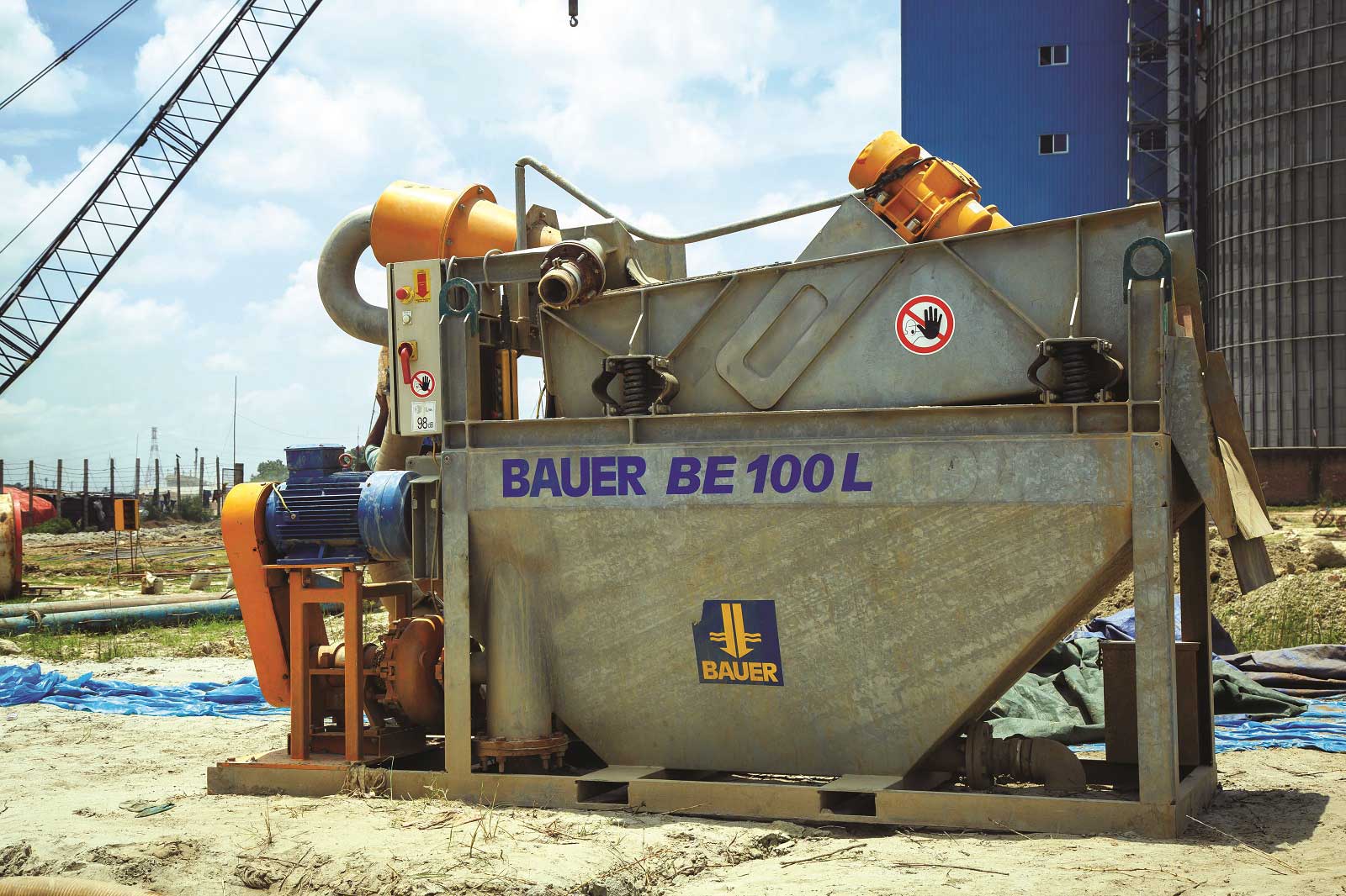 De-sander, Bauer, Model BE 100L, Germany.