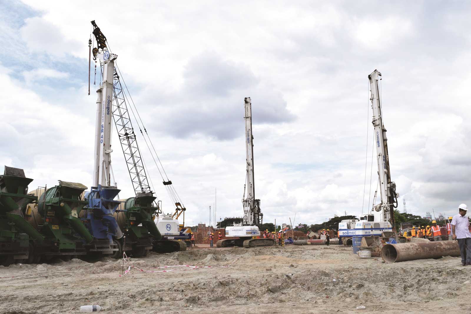 Construction of 600 Ø Depth-30m, Nos- 254 bored RC pile for 450 MW combined cycle power plant (north), Ashugonj.
