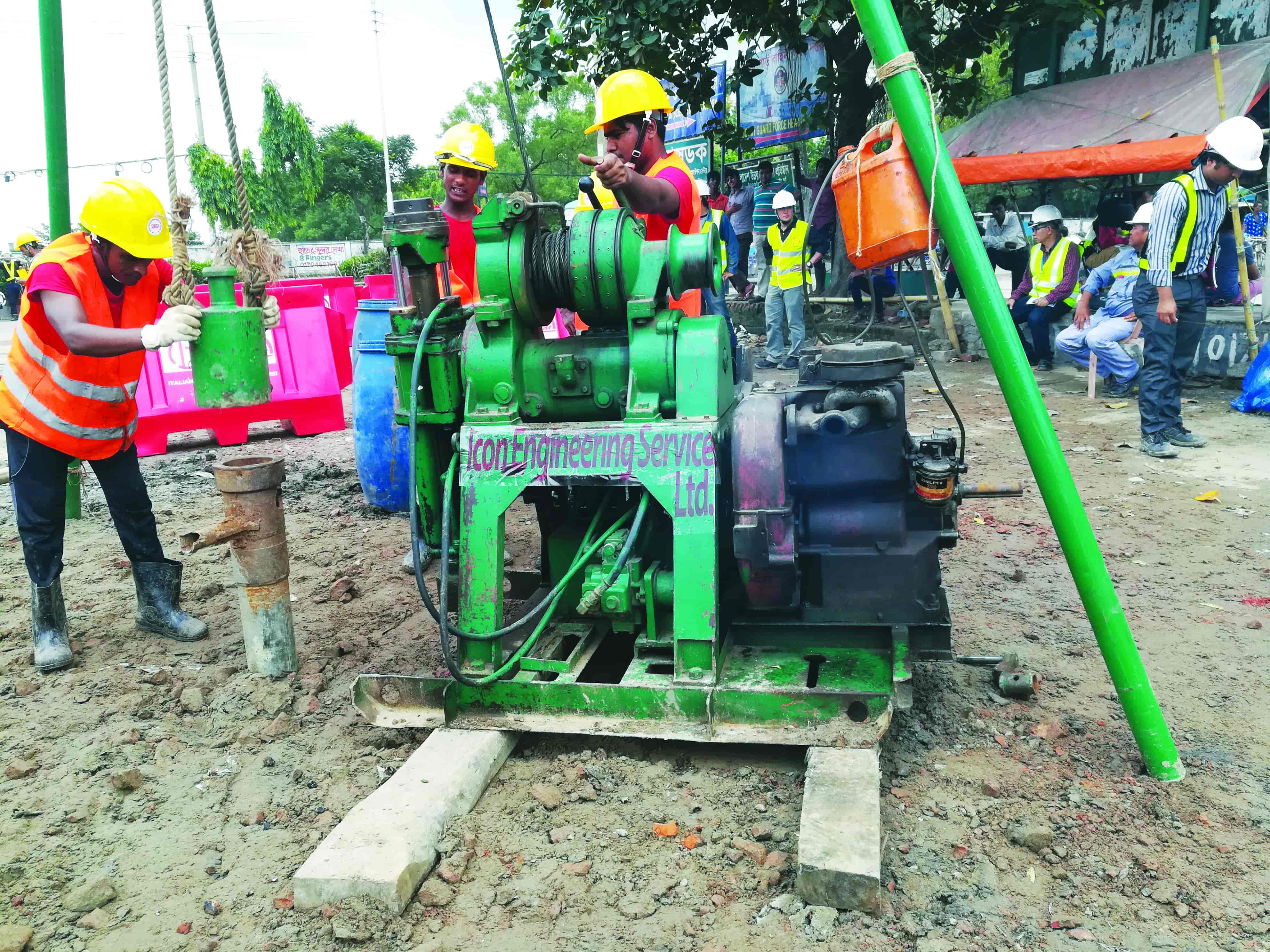 Rotary boring rig YBM-2.