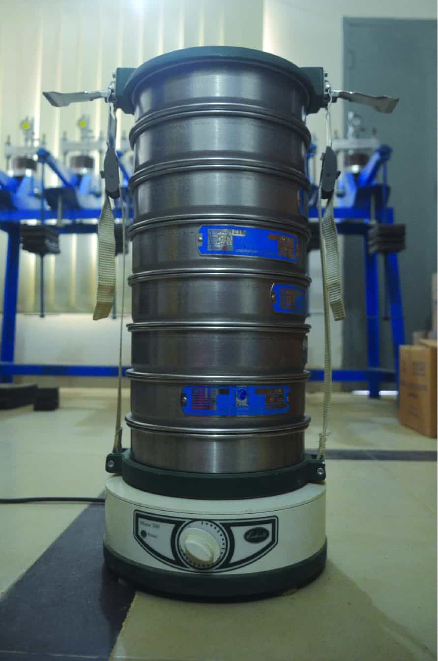 Vibratory motorized sieve shaker, SN. 216170221, VJTech, UK.