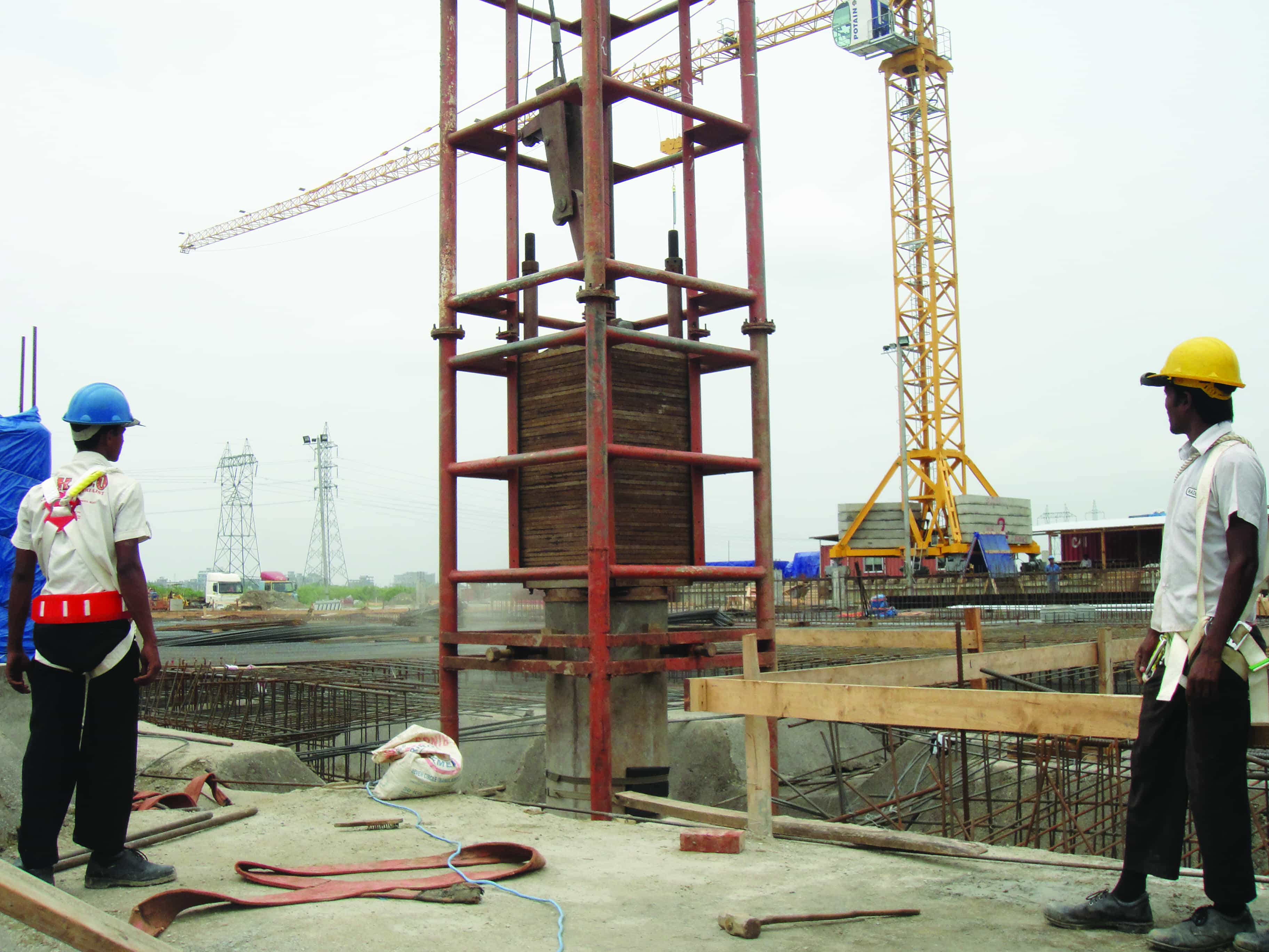 Saidabad water treatment plant phase-II Dhaka high strain dynamic testing of pile.