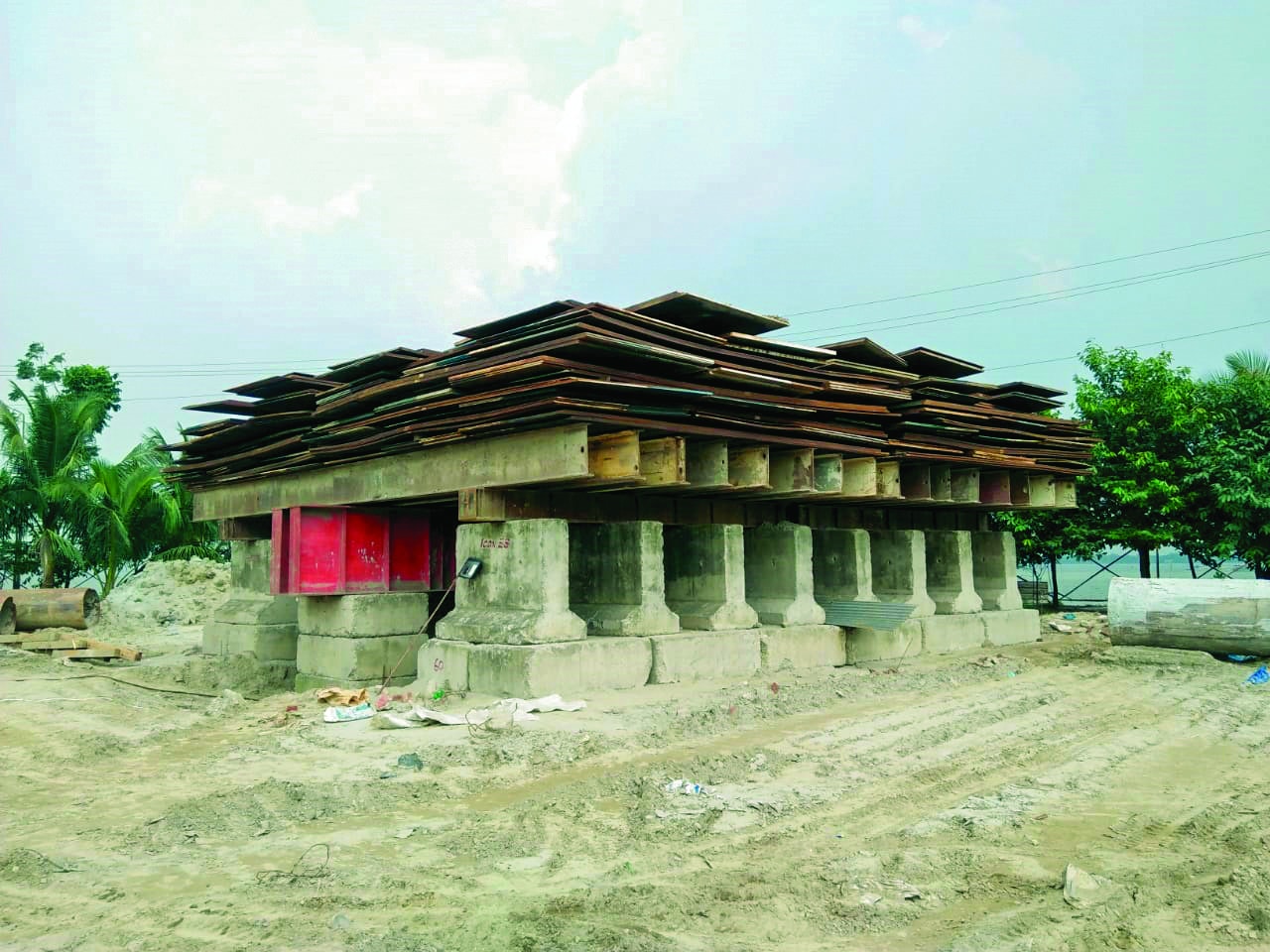 Pile Load test Meghna PVC Ltd.900 T.